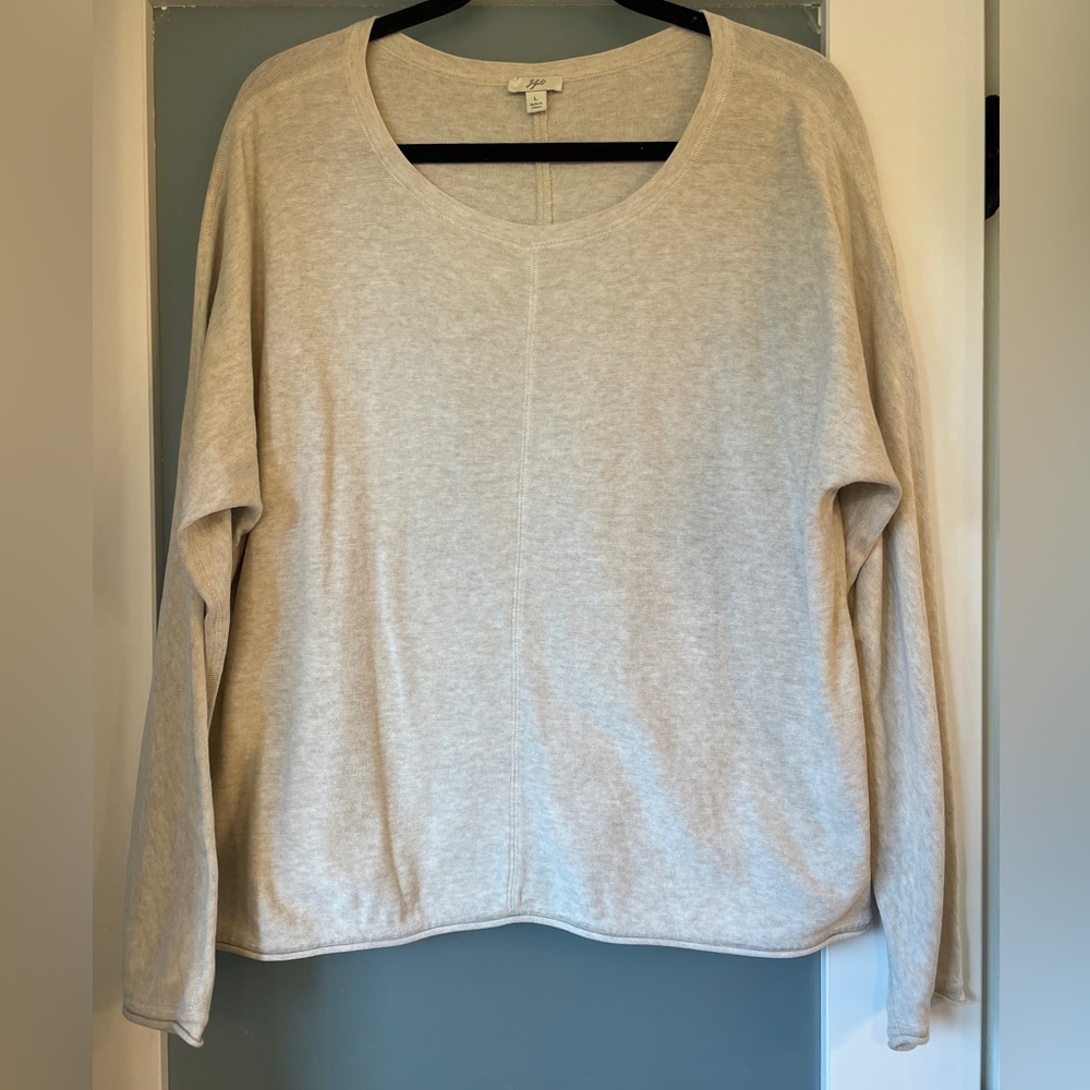 J. Jill Creme Long Sleeve Top